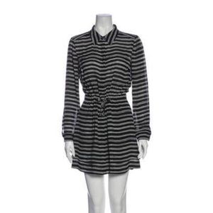 ALC silk shirt dress